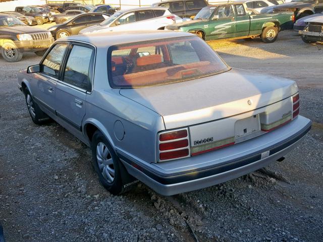 1G3AL54N7N6352317 - 1992 OLDSMOBILE CUTLASS CI SILVER photo 3