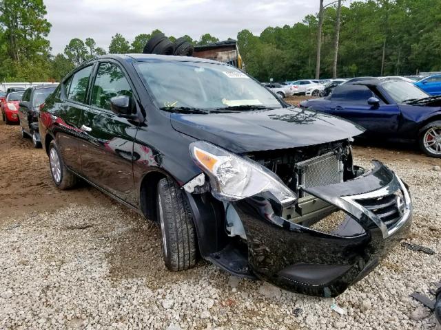 3N1CN7AP3JL869086 - 2018 NISSAN VERSA S BLACK photo 1