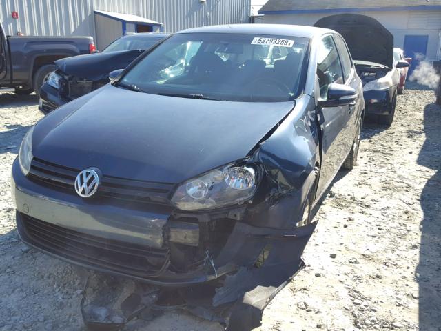 WVWBA7AJ5AW379436 - 2010 VOLKSWAGEN GOLF 蓝色 照片 2