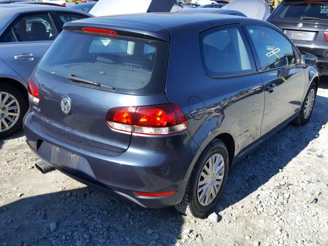 WVWBA7AJ5AW379436 - 2010 VOLKSWAGEN GOLF 蓝色 照片 4