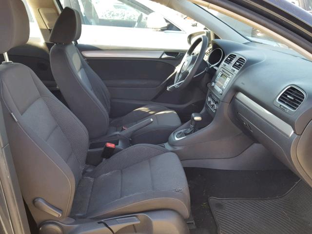 WVWBA7AJ5AW379436 - 2010 VOLKSWAGEN GOLF 蓝色 照片 5