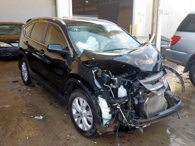 2HKRM3H70EH521437 - 2014 HONDA CR-V EXL BLACK photo 1