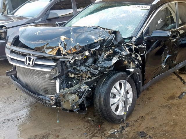 2HKRM3H70EH521437 - 2014 HONDA CR-V EXL BLACK photo 9