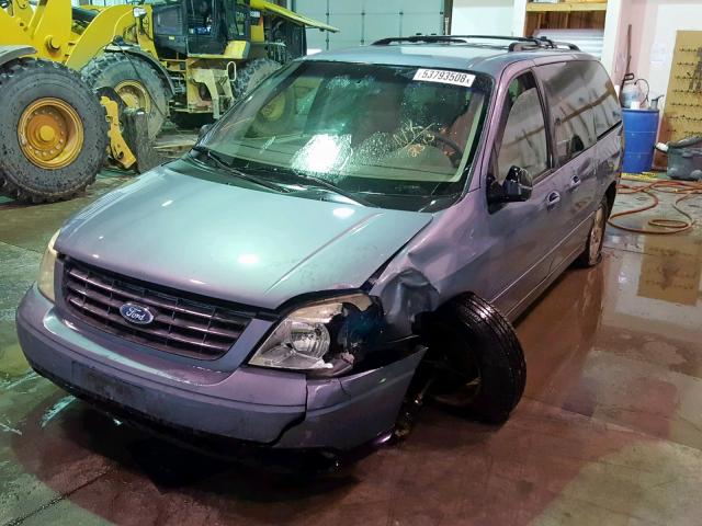 2FMZA576X4BB22313 - 2004 FORD FREESTAR S BLUE photo 2