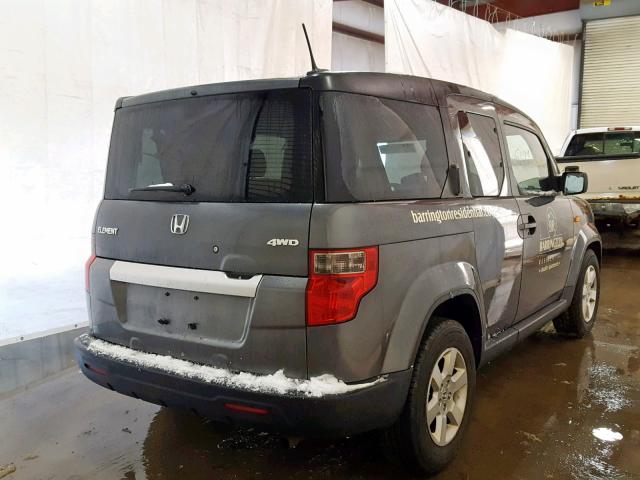 5J6YH2H7XBL006697 - 2011 HONDA ELEMENT EX CHARCOAL photo 4