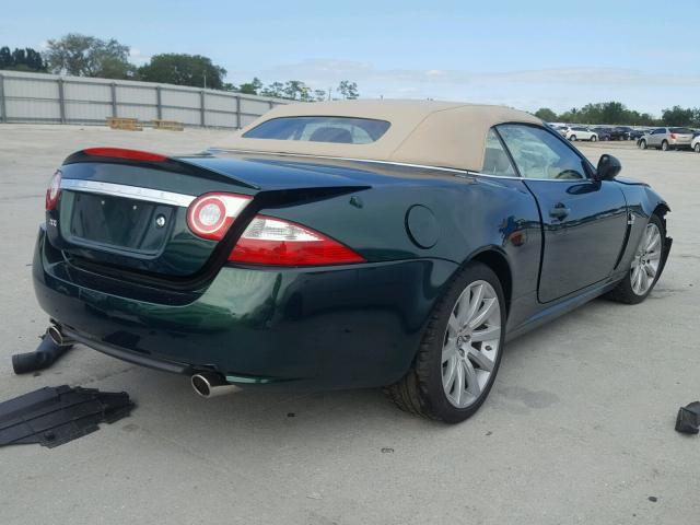 SAJDA44B775B04195 - 2007 JAGUAR XK GREEN photo 4