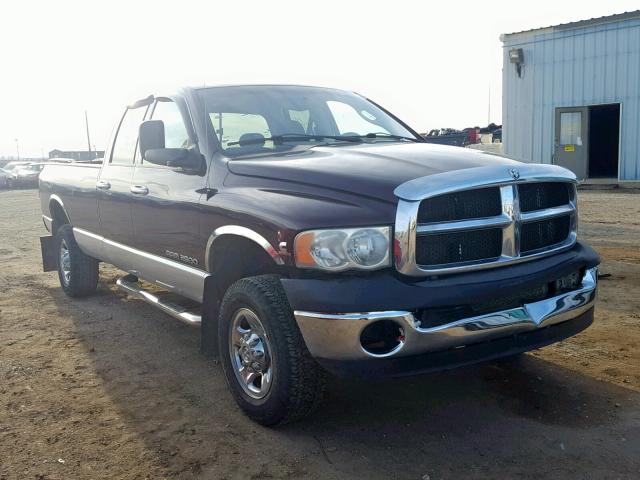 3D7KU28C14G211612 - 2004 DODGE RAM 2500 S ბურგუნდია ფოტო 1
