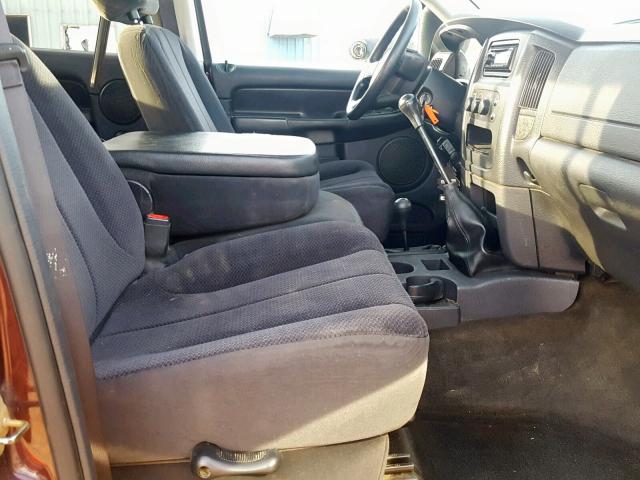 3D7KU28C14G211612 - 2004 DODGE RAM 2500 S ბურგუნდია ფოტო 5