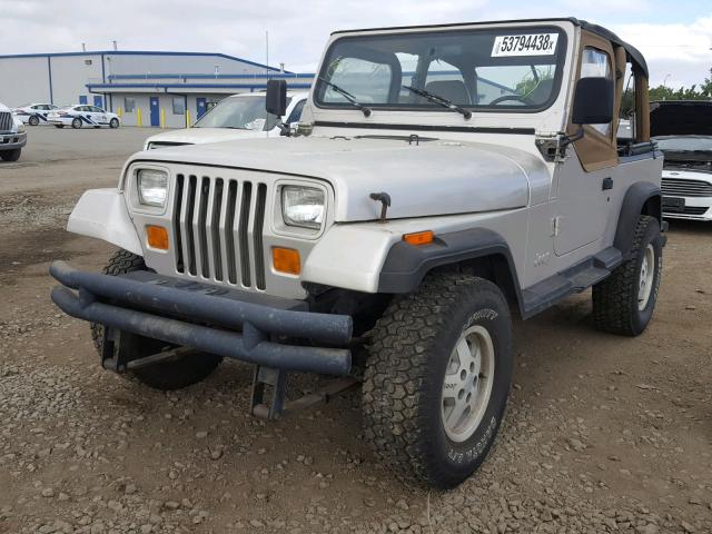 1J4FY19P9SP236644 - 1995 JEEP WRANGLER / GRAY photo 2