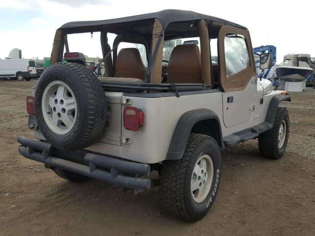 1J4FY19P9SP236644 - 1995 JEEP WRANGLER / GRAY photo 4