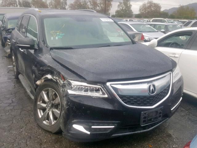 5FRYD3H85EB002465 - 2014 ACURA MDX ADVANC 黑色 照片 1