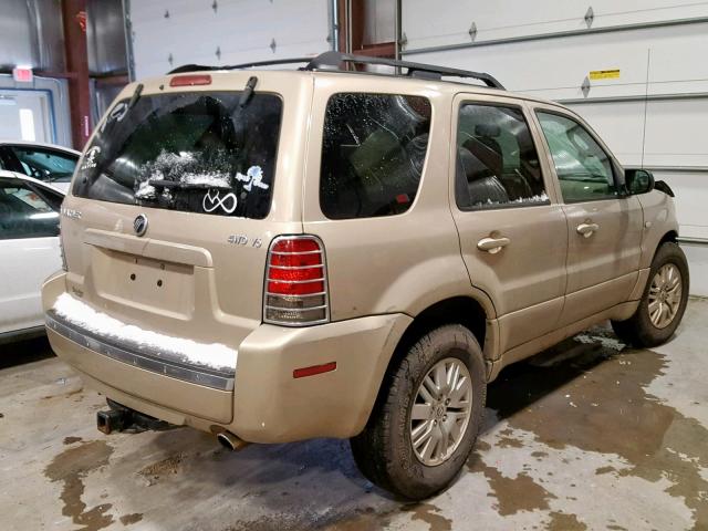 4M2CU91177KJ06189 - 2007 MERCURY MARINER LU TAN photo 4