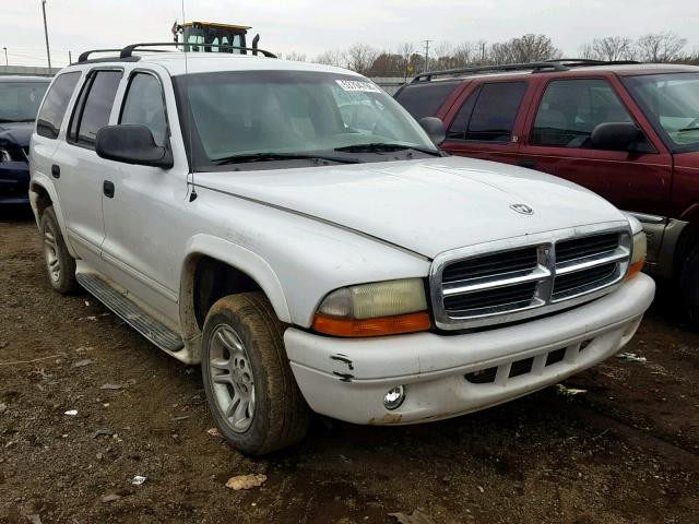 1D8HR48Z83F526205 - 2003 DODGE DURANGO SL WHITE photo 1