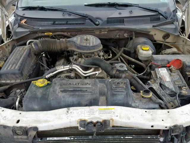 1D8HR48Z83F526205 - 2003 DODGE DURANGO SL WHITE photo 7