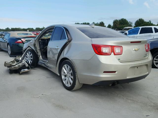 1G11F5SL8FF290543 - 2015 CHEVROLET MALIBU LTZ ოქროსფერი ფოტო 3