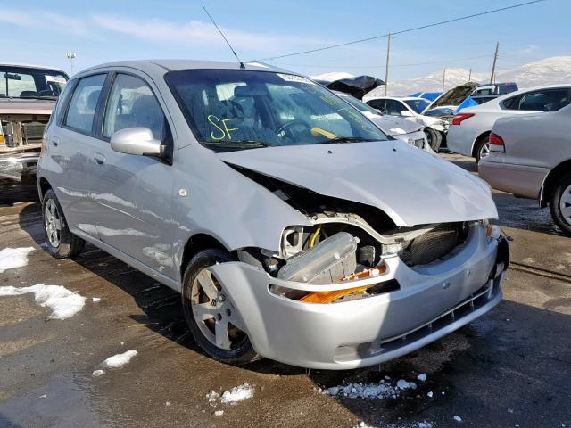 KL1TD66686B648013 - 2006 CHEVROLET AVEO BASE Gümüş foto 1