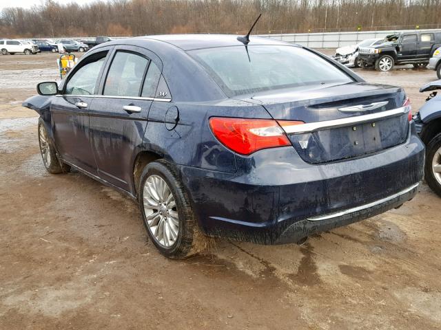 1C3CCBCG1CN162322 - 2012 CHRYSLER 200 LIMITE BLACK photo 3