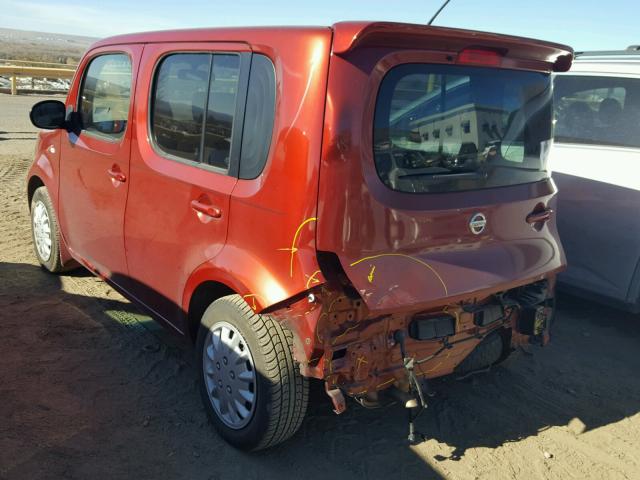 JN8AZ2KR7CT254281 - 2012 NISSAN CUBE BASE RED photo 3