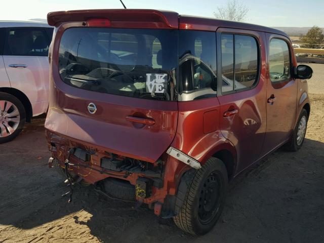 JN8AZ2KR7CT254281 - 2012 NISSAN CUBE BASE RED photo 4