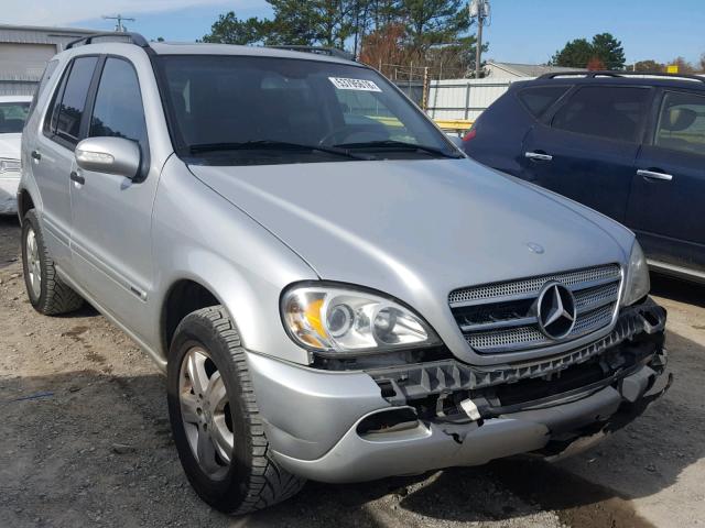 4JGAB57E14A478050 - 2004 MERCEDES-BENZ ML 350 SILVER photo 1