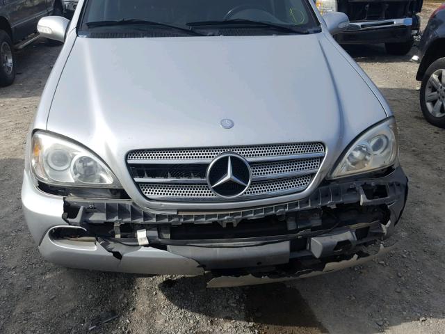 4JGAB57E14A478050 - 2004 MERCEDES-BENZ ML 350 SILVER photo 7