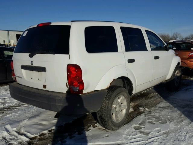 1D4HB38N44F224599 - 2004 DODGE DURANGO ST WHITE photo 4