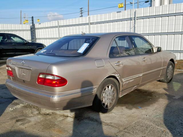 WDBJF65J51B209066 - 2001 MERCEDES-BENZ E 320 CREAM photo 4