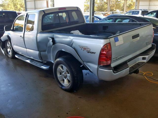 5TETU62N95Z113692 - 2005 TOYOTA TACOMA PRE SILVER photo 3