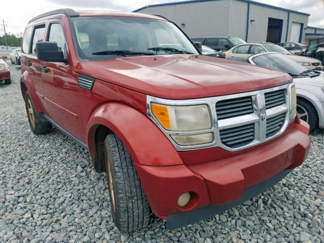 1D8GT58K77W503493 - 2007 DODGE NITRO SLT RED photo 1