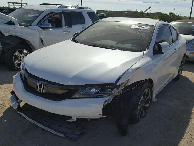 1HGCT1B34HA005081 - 2017 HONDA ACCORD LX- WHITE photo 2