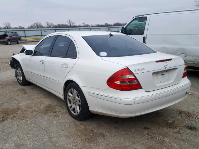 WDBUF65J34A495863 - 2004 MERCEDES-BENZ E 320 WHITE photo 3