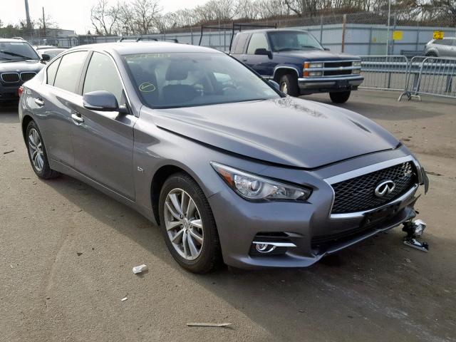 JN1CV7AR8HM681777 - 2017 INFINITI Q50 BASE GRAY photo 1