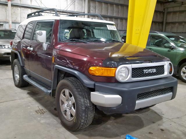 JTEBU11F670032978 - 2007 TOYOTA FJ CRUISER PURPLE photo 1