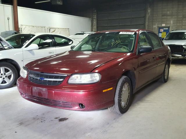 1G1ND52J93M668074 - 2003 CHEVROLET MALIBU RED photo 2