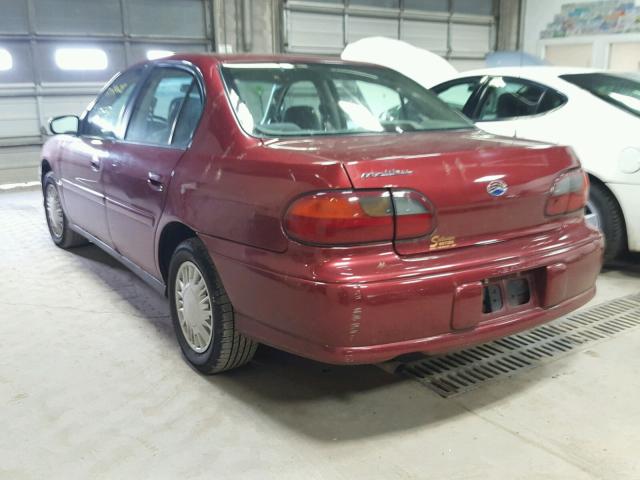 1G1ND52J93M668074 - 2003 CHEVROLET MALIBU RED photo 3