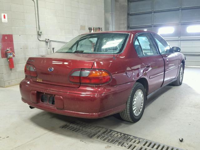 1G1ND52J93M668074 - 2003 CHEVROLET MALIBU RED photo 4