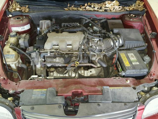 1G1ND52J93M668074 - 2003 CHEVROLET MALIBU RED photo 7