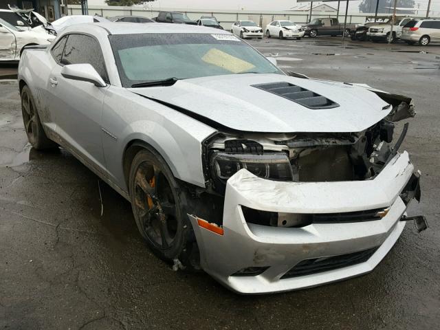 2G1FK1EJ4E9126556 - 2014 CHEVROLET CAMARO 2SS SILVER photo 1