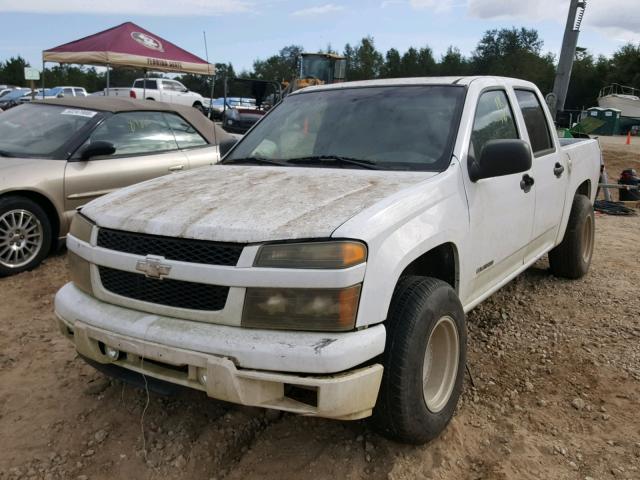 1GCCS136458147377 - 2005 CHEVROLET COLORADO WHITE photo 2