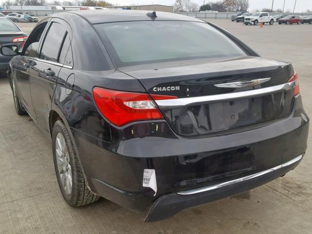 1C3CCBAB9EN122130 - 2014 CHRYSLER 200 LX BLACK photo 3