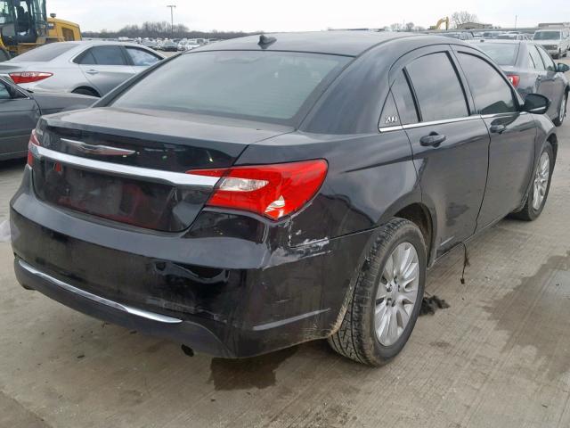 1C3CCBAB9EN122130 - 2014 CHRYSLER 200 LX BLACK photo 4