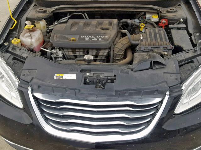 1C3CCBAB9EN122130 - 2014 CHRYSLER 200 LX BLACK photo 7