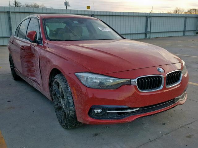 WBA8B9G32HNU52643 - 2017 BMW 330 I RED photo 1