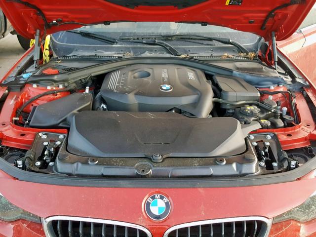 WBA8B9G32HNU52643 - 2017 BMW 330 I RED photo 7