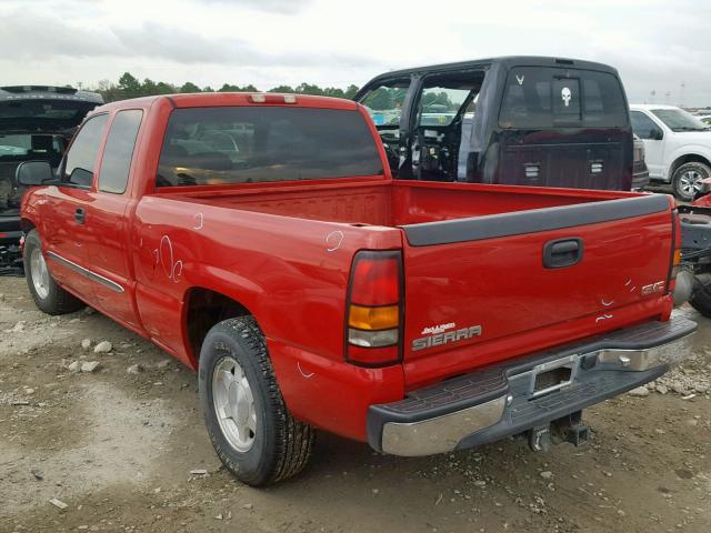 2GTEC19T241176509 - 2004 GMC NEW SIERRA RED photo 3