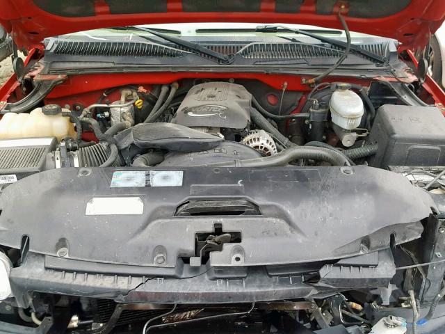 2GTEC19T241176509 - 2004 GMC NEW SIERRA RED photo 7