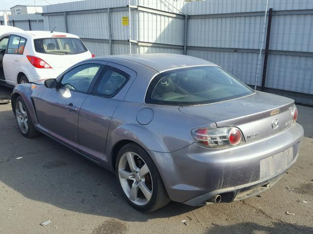 JM1FE173550147925 - 2005 MAZDA RX8 GRAY photo 3