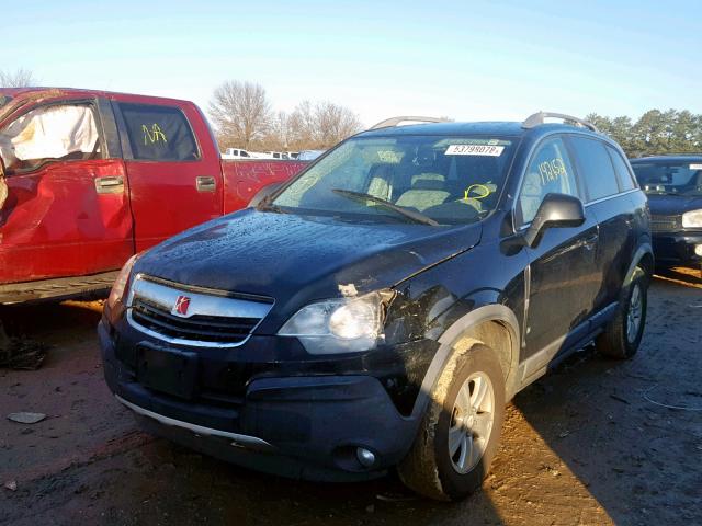 3GSCL33PX8S515420 - 2008 SATURN VUE XE BLACK photo 2