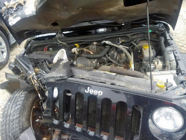 1J4AA5D19AL179974 - 2010 JEEP WRANGLER S BLACK photo 7