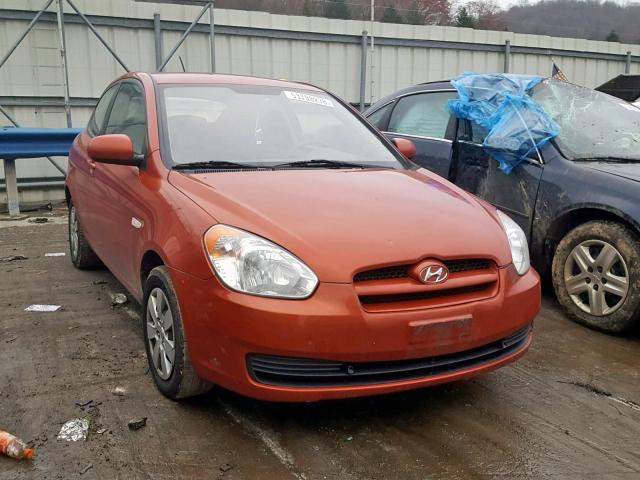 KMHCM3AC6BU188302 - 2011 HYUNDAI ACCENT GL ORANGE photo 1